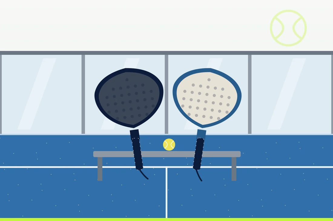 Bullpadel Vertex 04 vs. Vertex 04 Comfort: gleicher Diamant, andere Fläche