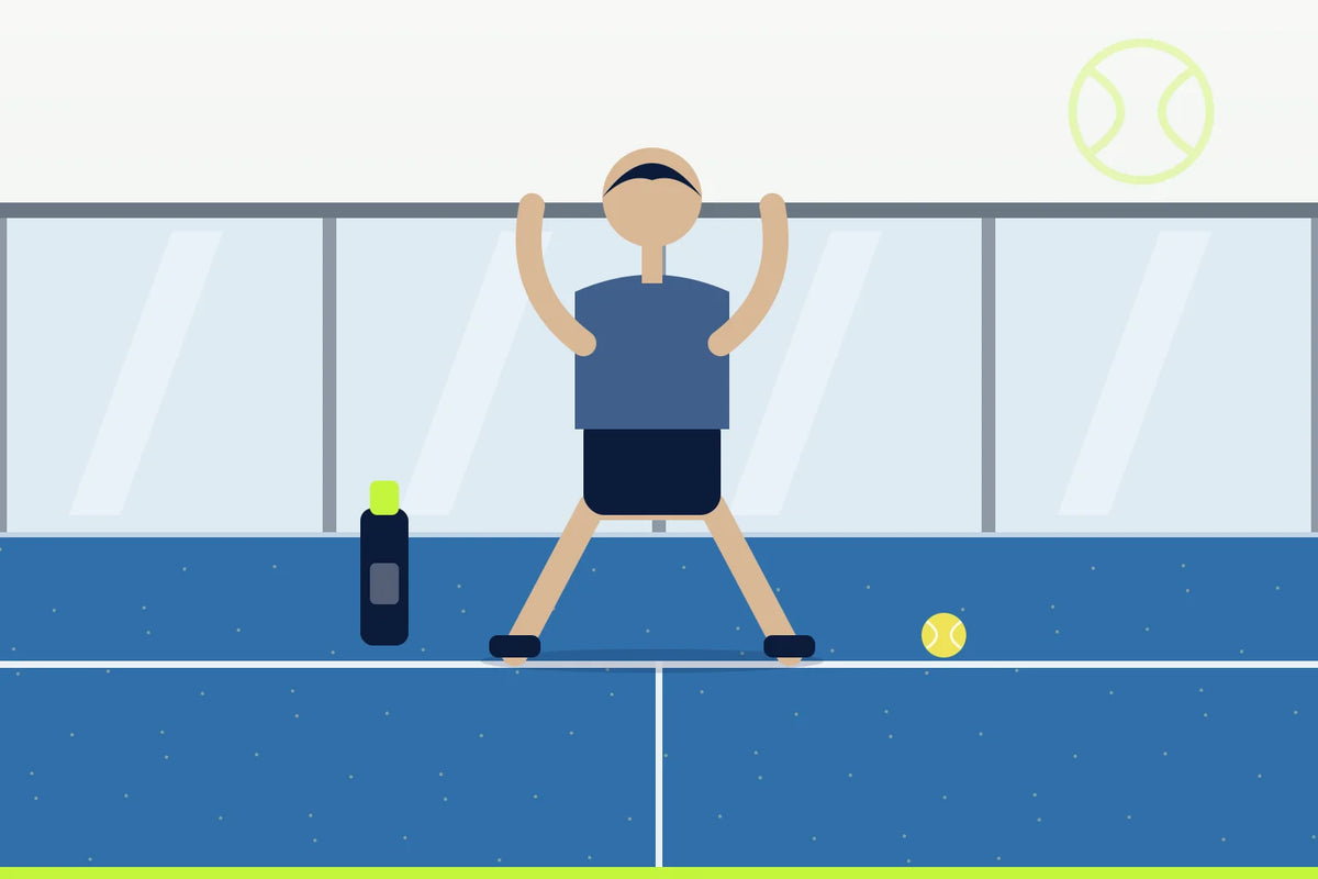 Aufwärmen vor dem Padel: zehn Minuten, die den Knöchel und die Schulter retten