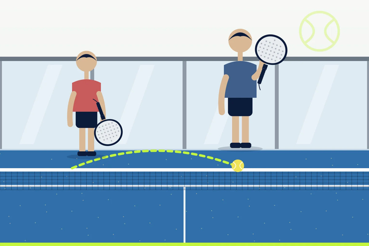 Die Chiquita: der kurze, tiefe Ball auf die Füße des Netzspielers