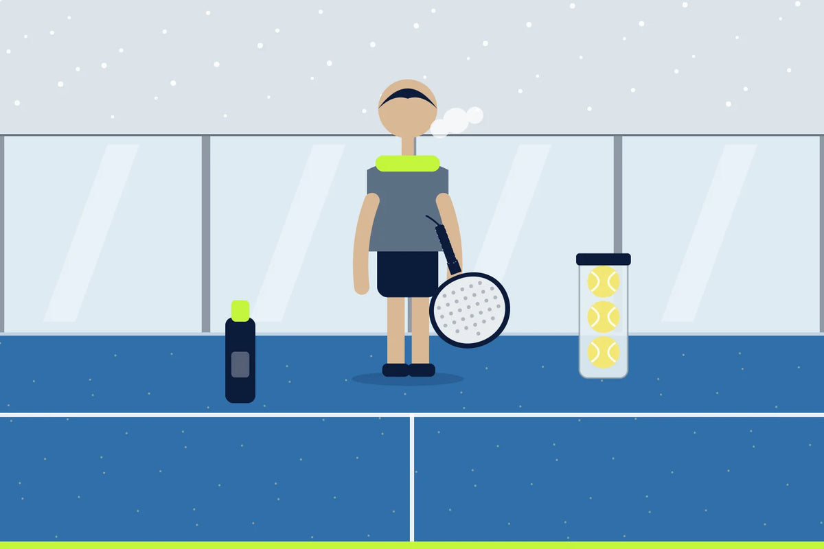 Padel im Winter: kalte Hallen, müde Bälle, harte Schläger — und wie du trotzdem gut spielst