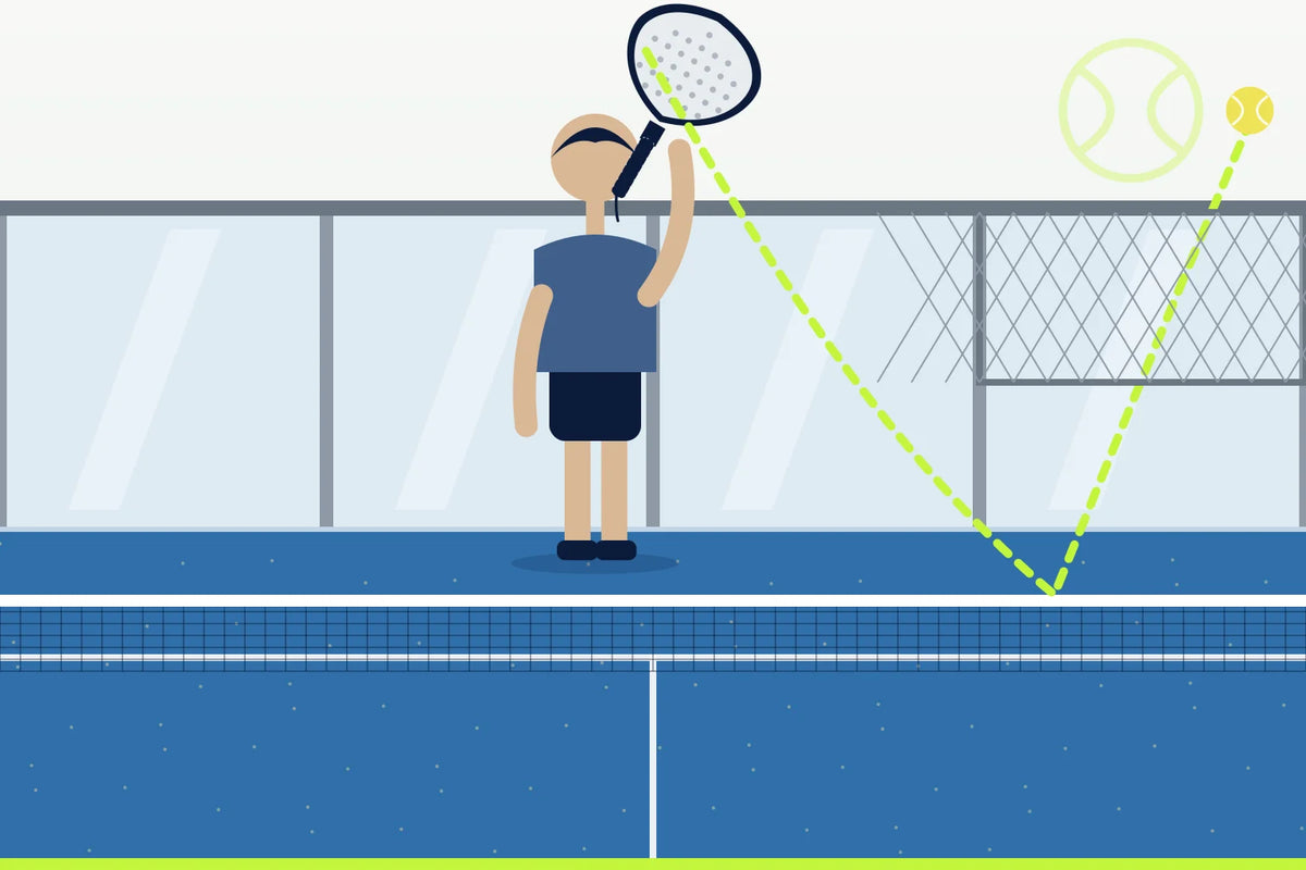 Smash-Varianten im Padel: flach, por tres, por cuatro — und wann du gar nicht smashst